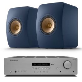 Cambridge Audio AXR100D + Kef LS50 Meta - kék