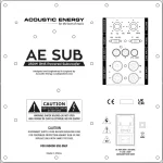 Acoustic Energy AE SUB aktív mélyláda - matt feher