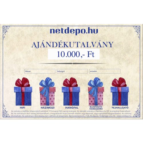 Ajándékutalvány 10.000.- Forint értékben