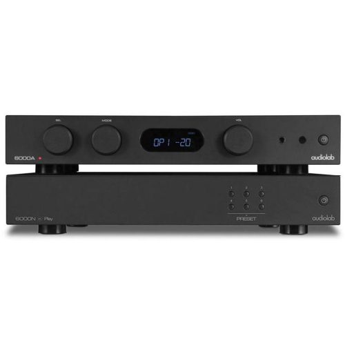 Audiolab 6000A + 6000N Play sztereó szett - fekete
