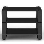 Blok Stax 2G 3 polcos hifi állvány - fekete