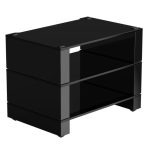 Blok Stax 2G 3 polcos hifi állvány - fekete