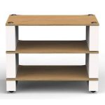 Blok Stax 2G 3 polcos hifi állvány - fehér