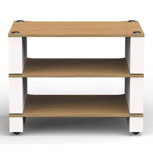 Blok Stax 2G 3 polcos hifi állvány - fehér