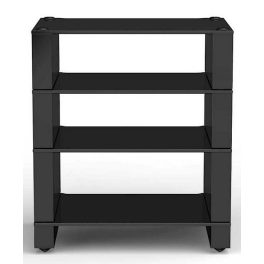 Blok Stax 2G 3 polcos hifi állvány - fekete