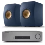 Cambridge Audio CXA81 MKII + Kef LS50 Meta - kék