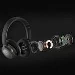 Dali IO-6 zajszűrős bluetooth fejhallgató - fekete