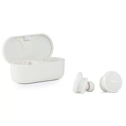 Denon Perl Pro zajszűrős bluetooth fülhallgató - fehér