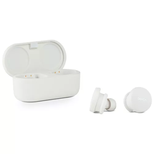 Denon Perl zajszűrős bluetooth fülhallgató - fehér