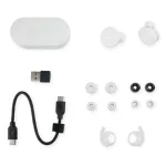Denon Perl zajszűrős bluetooth fülhallgató - fehér