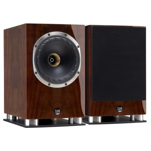 Fyne Audio F500SP polc hangfal - lakk dió