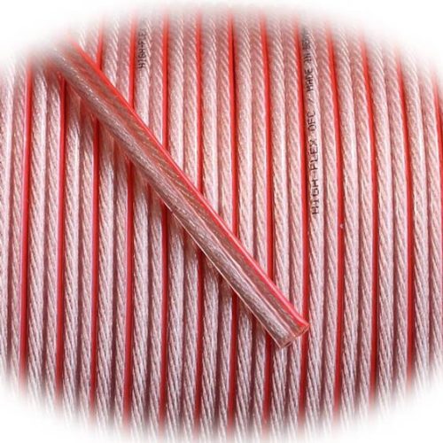 GOLDKABEL HIGH-FLEX 4 mm hangfal kábel - átlátszó