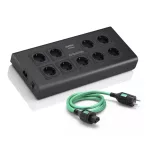 IsoTek V5 Corvus + Initium (1.5 m) hálózati tápelosztó és szűrő - fekete