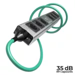 IsoTek V5 Polaris + Initium (1.5 m) hálózati tápelosztó és szűrő - ezüst