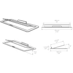 Kanto Audio S6 center hangfal  állvány - fekete