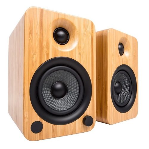 Kanto Audio YU4 aktív hangfal - bambusz