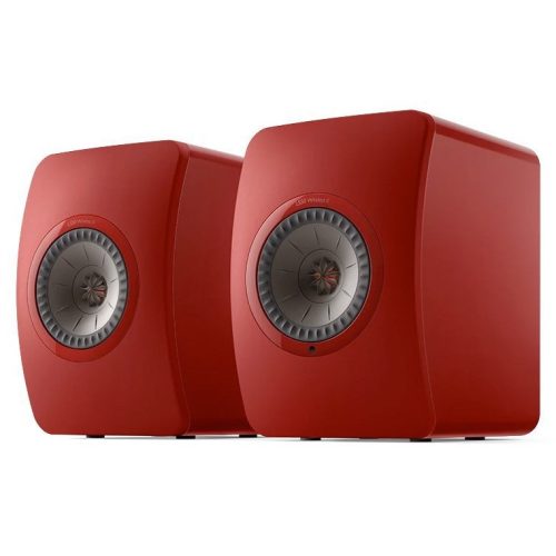 Kef LS50 Wireless II hálózatos aktív hangfal - piros