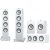 Kef Q550 + Q150 + Q250C 5.0 hangfalszett - fehér