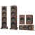Kef Q550 + Q150 + Q250C 5.0 hangfalszett - dió