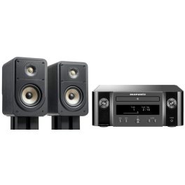  Marantz M-CR612 Melody X + Polk Audio Signature ES20 mini hifi - fekete