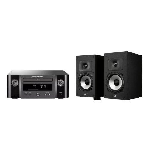 Marantz M-CR612 Melody X + Polk Audio Monitor XT20 mini hifi - fekete