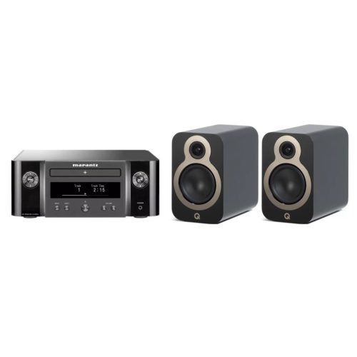 Marantz M-CR612 Melody X + Q Acoustics 3020c mini hifi - fekete