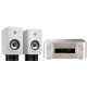 Marantz M-CR612 Melody X + Polk Audio Signature ES20 mini hifi - pezsgő/fehér