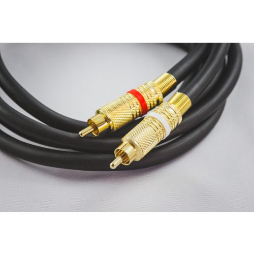 Monitor Stereo RCA összekötő kábel - 1 m