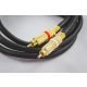Monitor Stereo RCA összekötő kábel - 1 m