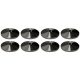 NorStone Counter Spike tüske alátét - 8 darab - fekete