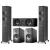 Polk Audio Reserve R500 + R100 + R300C 5.0 hangfalszett - fekete