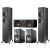 Polk Audio Reserve R600 + R100 + R300C 5.0 hangfalszett - fekete