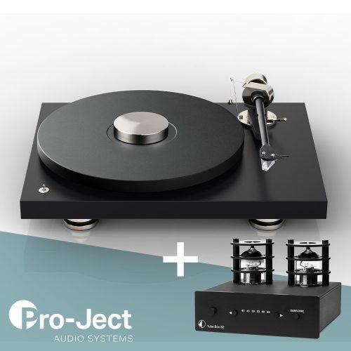 Pro-Ject Debut Pro Analóg Lemezjátszó + Tube Box S2 Csöves Phono Előerősítő - fekete