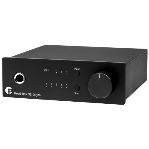 Pro-Ject Head Box S2 Digital fejhallgató erősítő és DSD DAC - fekete