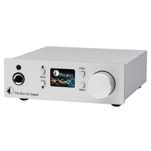 Pro-Ject Pre Box S2 Digital DA konverter és fejhallgató erősítő - ezüst