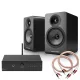 Pro-Ject Stereo Box E erősítő + Acoustic Energy AE100 hangfal + Pro-Ject hangfalkábel mini hifi szett - fekete