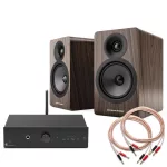 Pro-Ject Stereo Box E erősítő + Acoustic Energy AE100 hangfal + Pro-Ject hangfalkábel mini hifi szett - dió