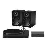 Pro-Ject színes hangrendszer E - komplett hifi szett - fekete
