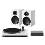 Pro-Ject színes hangrendszer E - komplett hifi szett - fehér