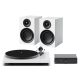 Pro-Ject színes hangrendszer E - komplett hifi szett - fehér