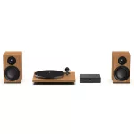 Pro-Ject színes hangrendszer E - komplett hifi szett - dió