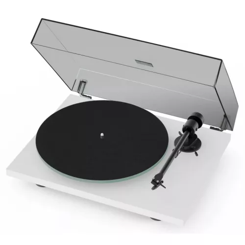  Pro-Ject T1 EVO Phono analóg lemezjátszó Ortofon OM10 hangszedővel - fehér 