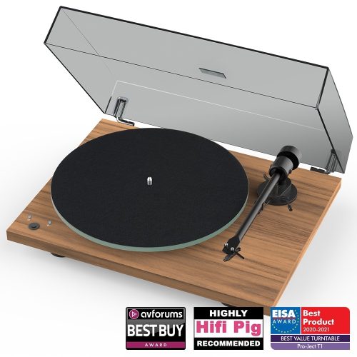 Pro-Ject T1 Phono SB (OM5) analóg lemezjátszó - dió