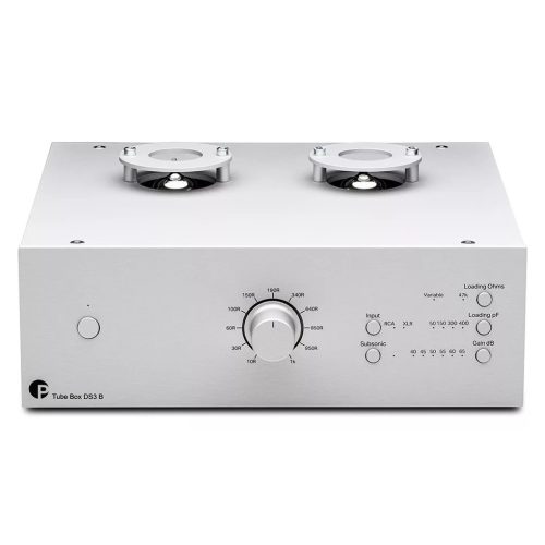 Pro-Ject Tube Box DS3 B csöves phono előerősítő - ezüst