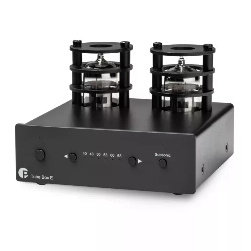 Pro-Ject Tube Box E csöves phono előerősítő - fekete
