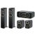 Q Acoustics 3050c + 3010c + 3090c 5.0 hangfalszett - fekete
