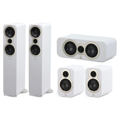 Q Acoustics 3050c + 3010c + 3090c 5.0 hangfalszett - fehér