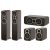 Q Acoustics 3050c + 3010c + 3090c 5.0 hangfalszett - dió