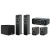 Q Acoustics 3050c + 3010c + 3090c + Q B12 5.1 hangfalszett - fekete