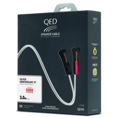 Qed QE1432 Silver Anniversary XT szerelt audiophile hangfal kábel (2x3 m)